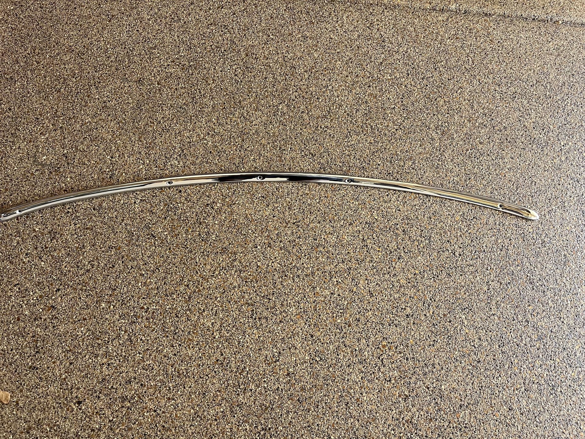 1955 Ford F-100 Dashboard Deflector Chrome Plated