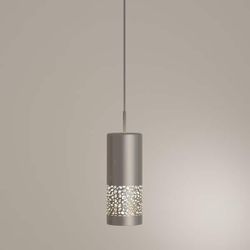 New 1 Light Pendant Satin Nickel Finish