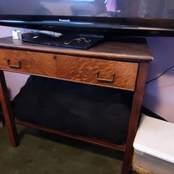 Tv Stand Or Table With Drawer Vintage