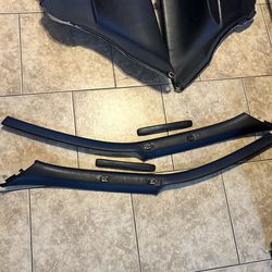 Sc400 a pillars black interior