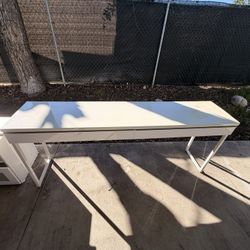 White IKEA Table 