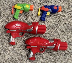 4 Toy Dart Guns