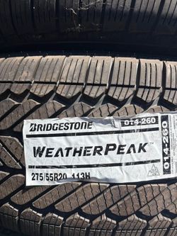 š„275/55R20š„BRIDGESTONE WEATHERPEAK