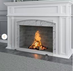 BARTON- Glass Firescreen 36 x 26
