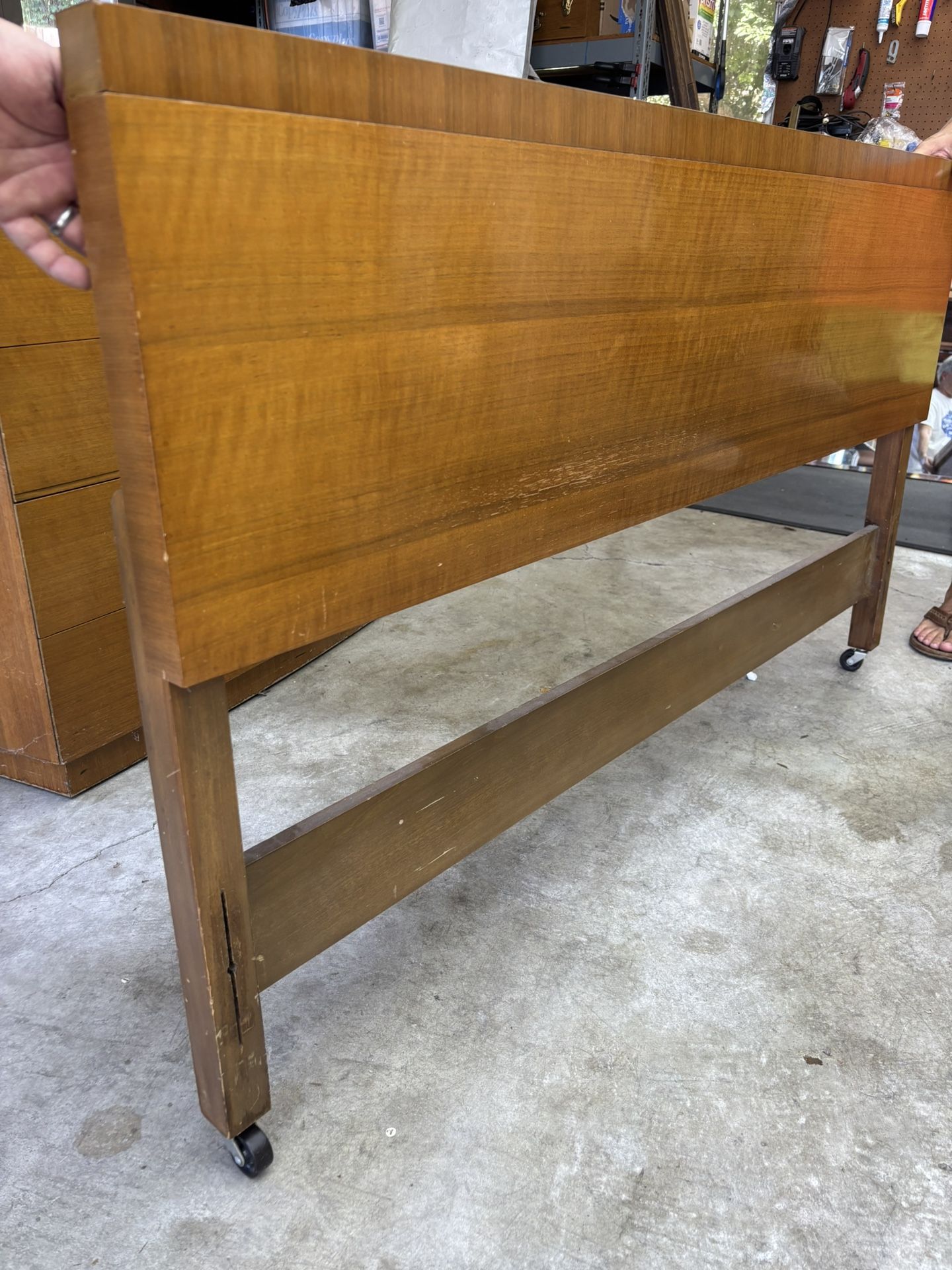 50’s Era Thomasville Full Size Head/footboard With Frame