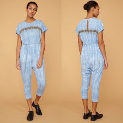 Raquel Allegra blue stripe tie dye