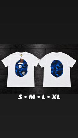 BAPE Blue Camo Ape Head T-Shirt