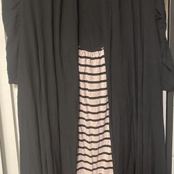 Short Sleeved Blouse With Black Jacket Attached 