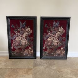 Fabric Wall Art  2 Pictures