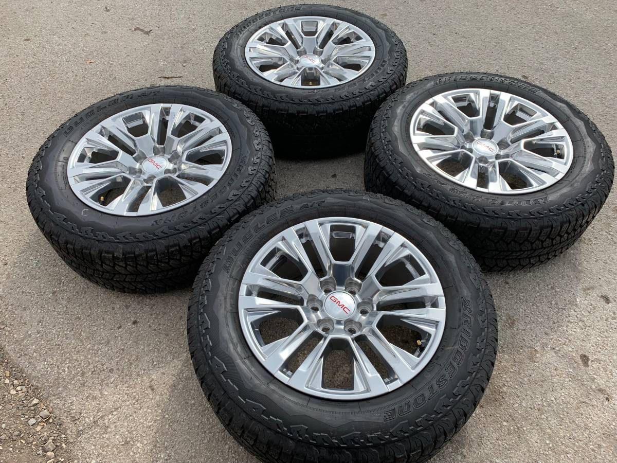20” Chevy z71 Rims and Tires Trail Boss Silverado Wheels Sierra Denali ...