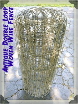 Popular Antique Double Loop Woven Wire Shabby Chic Cottage Fence For Sale In Cincinnati Oh Offerup