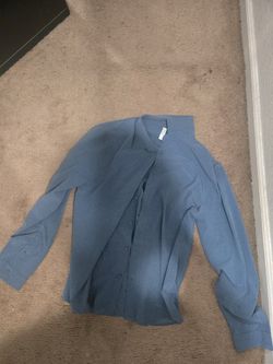 Blue Button Up Shirt