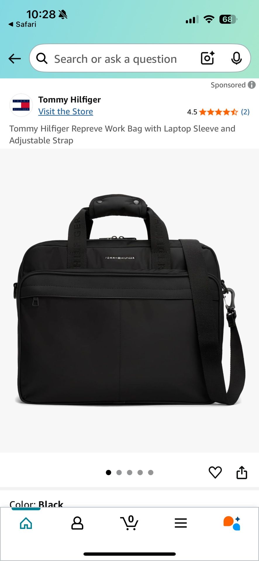 Tommy Hilfiger TH Repreve Computer Laptop Bag