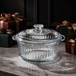 [NEW] Glass Casserole Baking Dish with Lid - 2.5QT