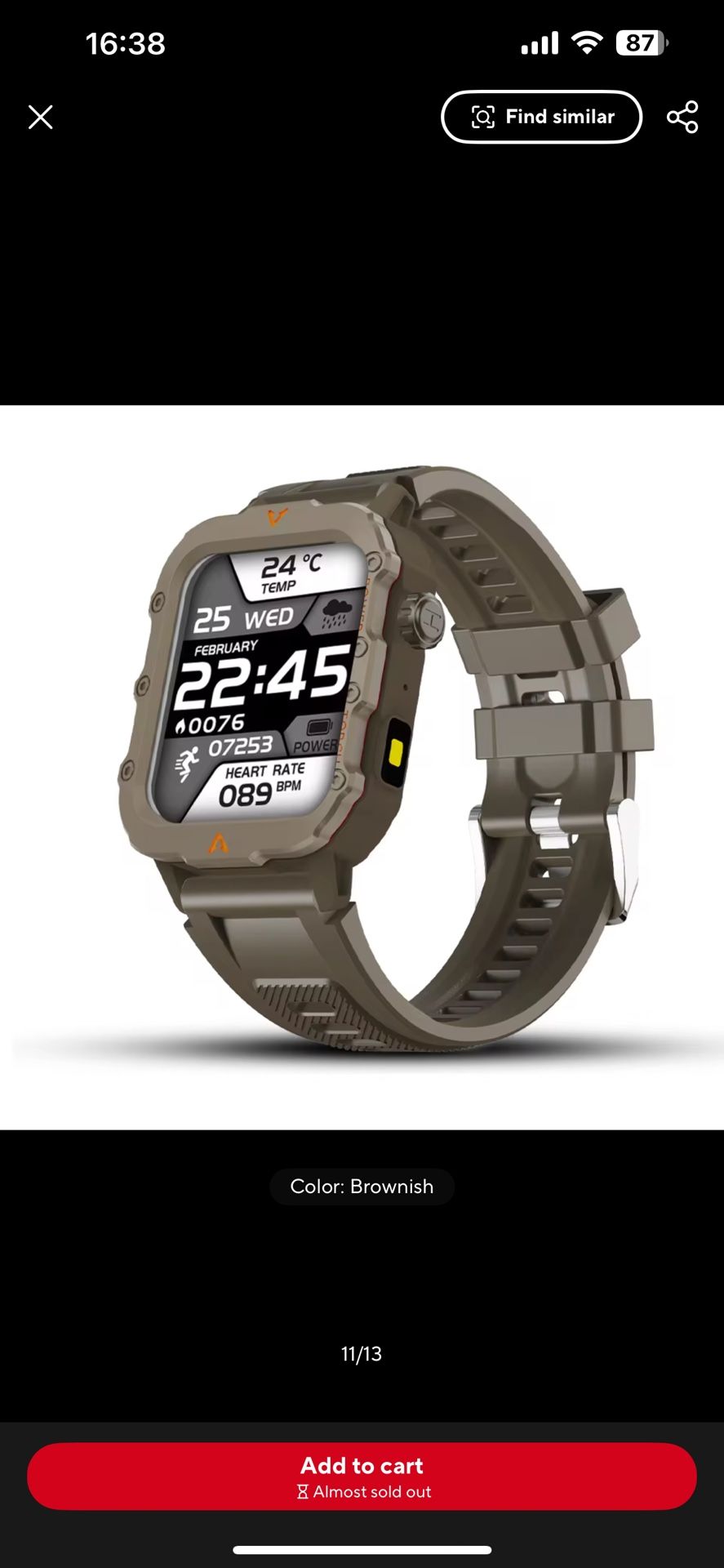 LAXASFIT Men Sports Smart Watch 1.71 Screen Blood Oxygen Bluetooth Talking Watch Multi Sport LED Flashlight Outdoor Smart Watch,All Products : American Fashion Style Bags On Sale