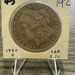 1880-O Morgan Silver Dollar