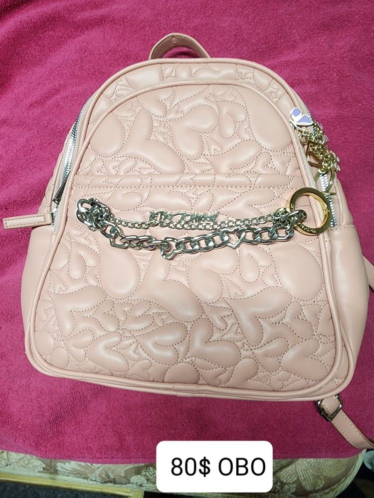 Betsey Johnson Heart Backpack