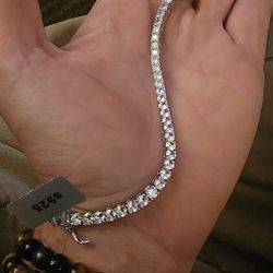 Moissanite Tennis Bracelet 11 Carats