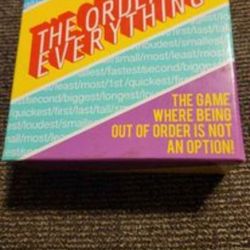 The Order of Everything Game