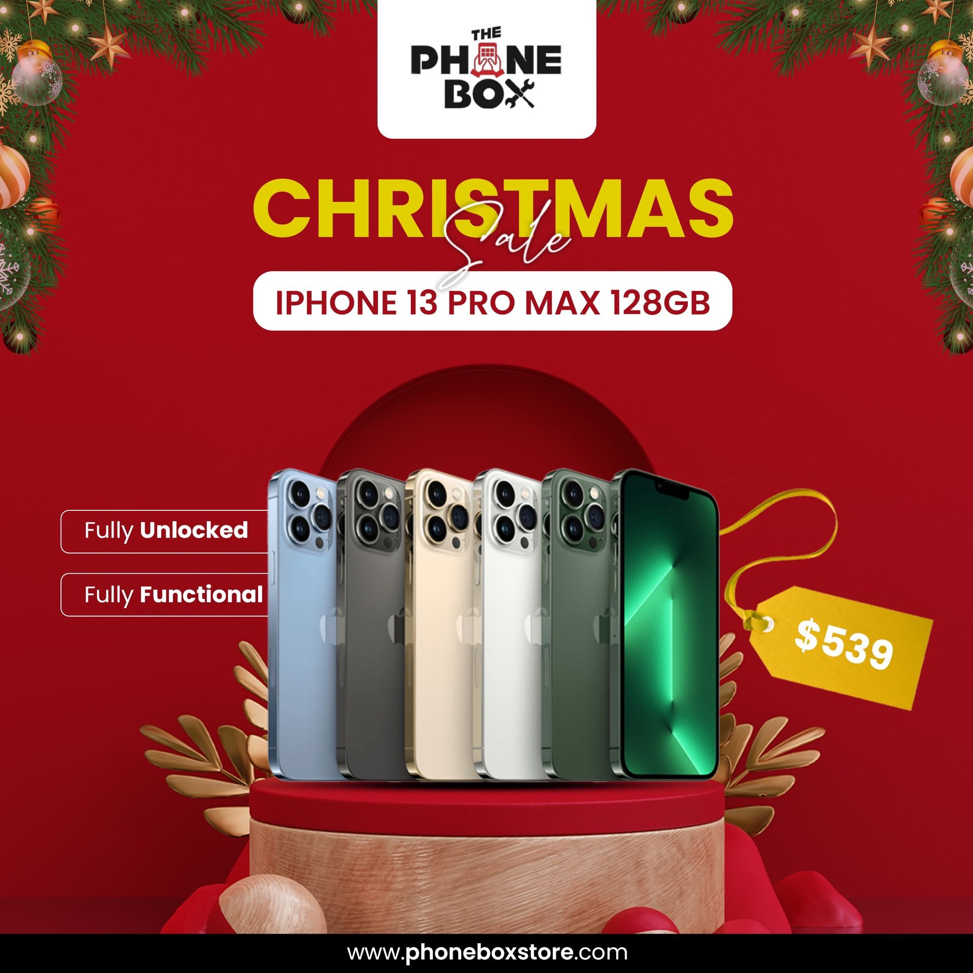iPhone 13 Pro Max 128GB Unlocked Christmas holiday Sale Is ON🥳🎄