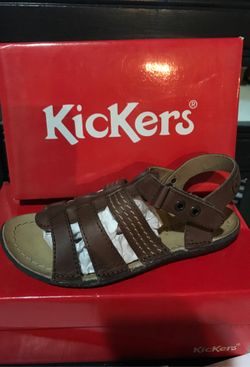 Kickers Pepito Brown Sandal boys 9