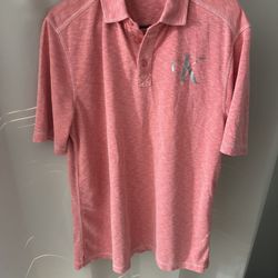 Calvin Klein Like New Salmon Pink Polo X Large