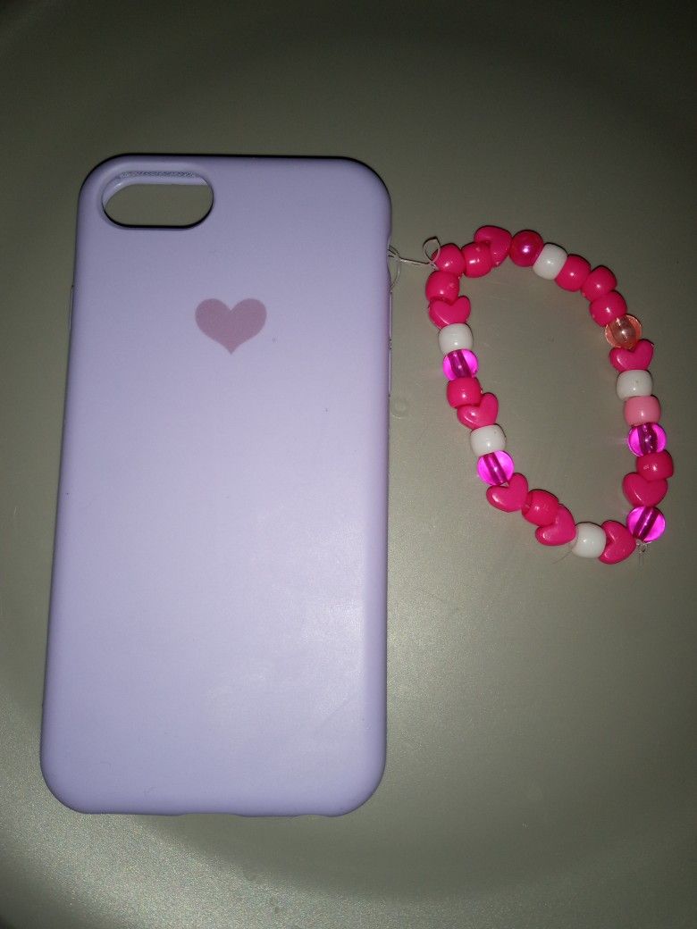 Awesome Phone Charm- Pinks & White