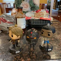1 Funko Pop And 2 Bobble Heads