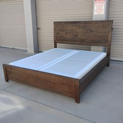 Cal King Bed Frame With Box Spring 