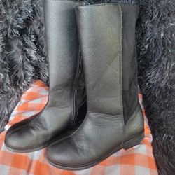 Girls Black Boots Size 12