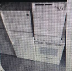 Refrigerator stove dishwasher