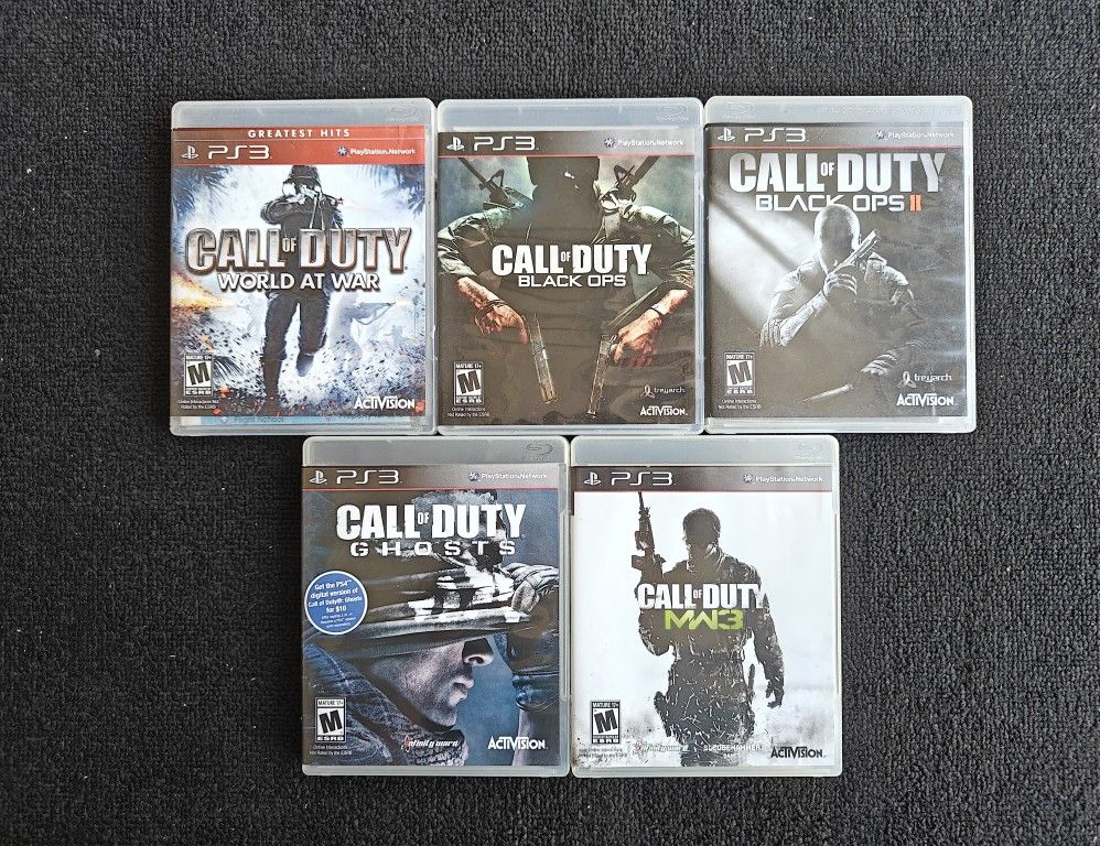 PS3 Call Of Duty Games