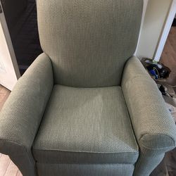 Soft Teal Rocking Chair – Cozy & Classic Vibes