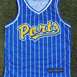 Stockton ports XL 90s Basketball Jersey SGA