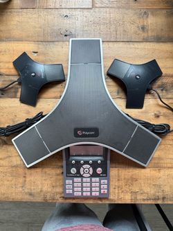 Polycom SoundStation IP 7000 POE IP Conference Phone With 2 Extended Microphones