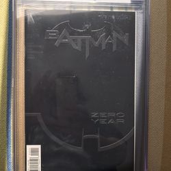 Batman #25 (2014) CGC 9.9 Mint — White P; Black Embossed Cover; Scott Snyder