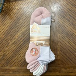 NWT RBX women sport compression cuts socks 4 pairs