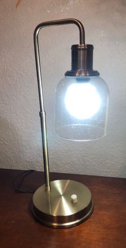 Chrome Table Lamp 21.5”