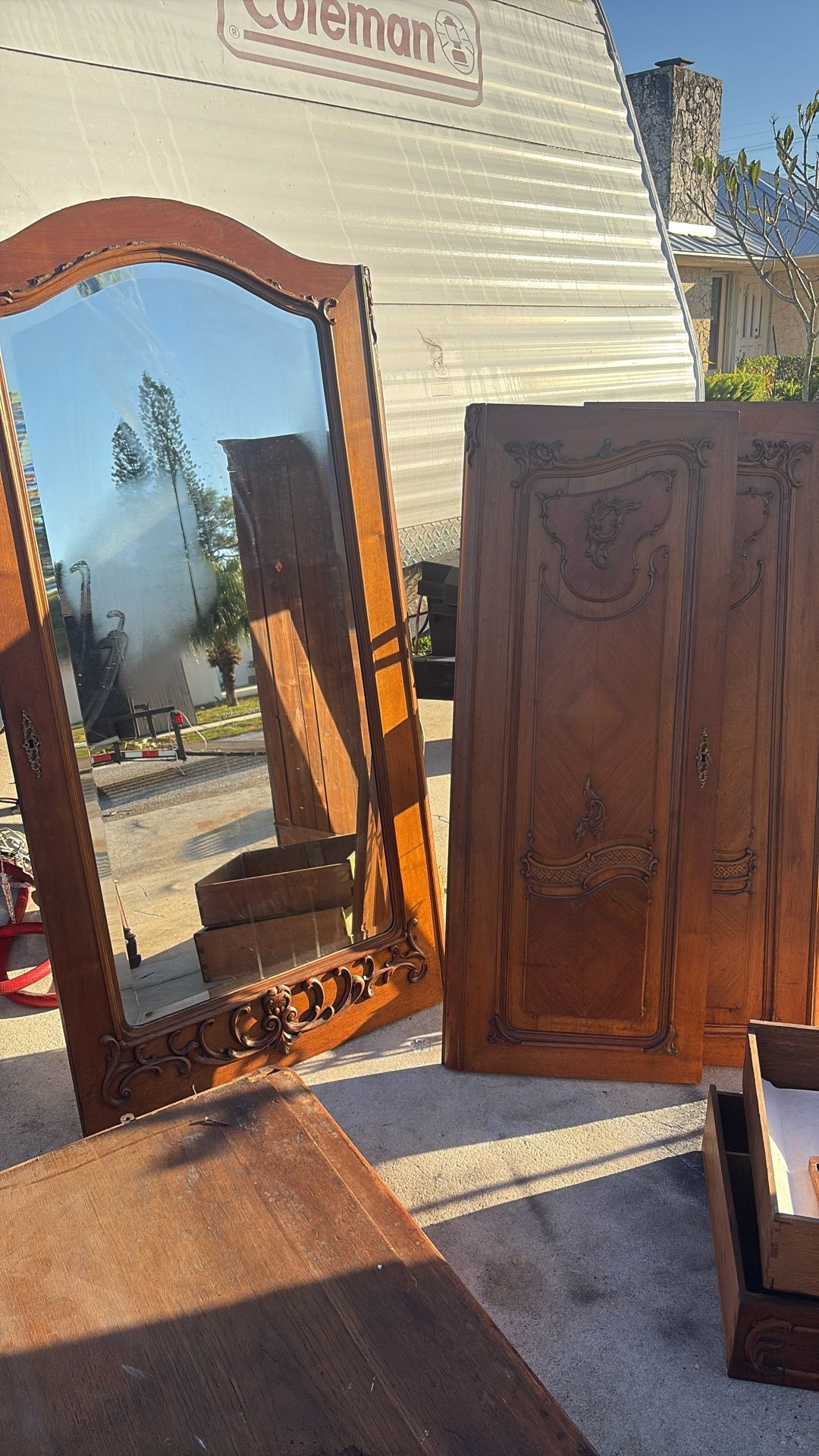 Antique Armoire Doors And Cabinets