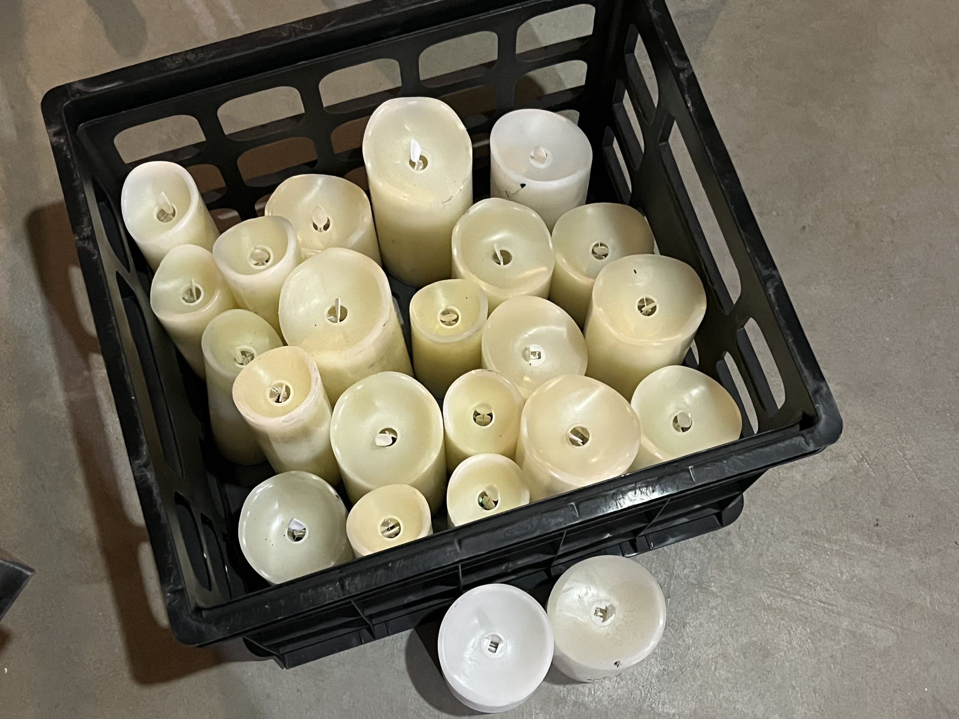 23 Flameless Candles - Various Sizes