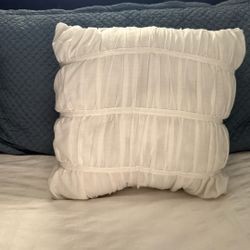 Small White Decorative Pillow