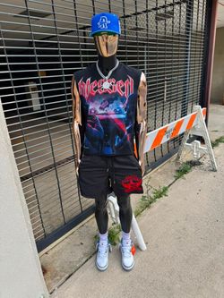Blessed Graphic Tank Top and Shorts Set