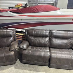 Couch And Recliner 