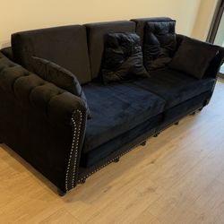 Velvet Sofa Bed