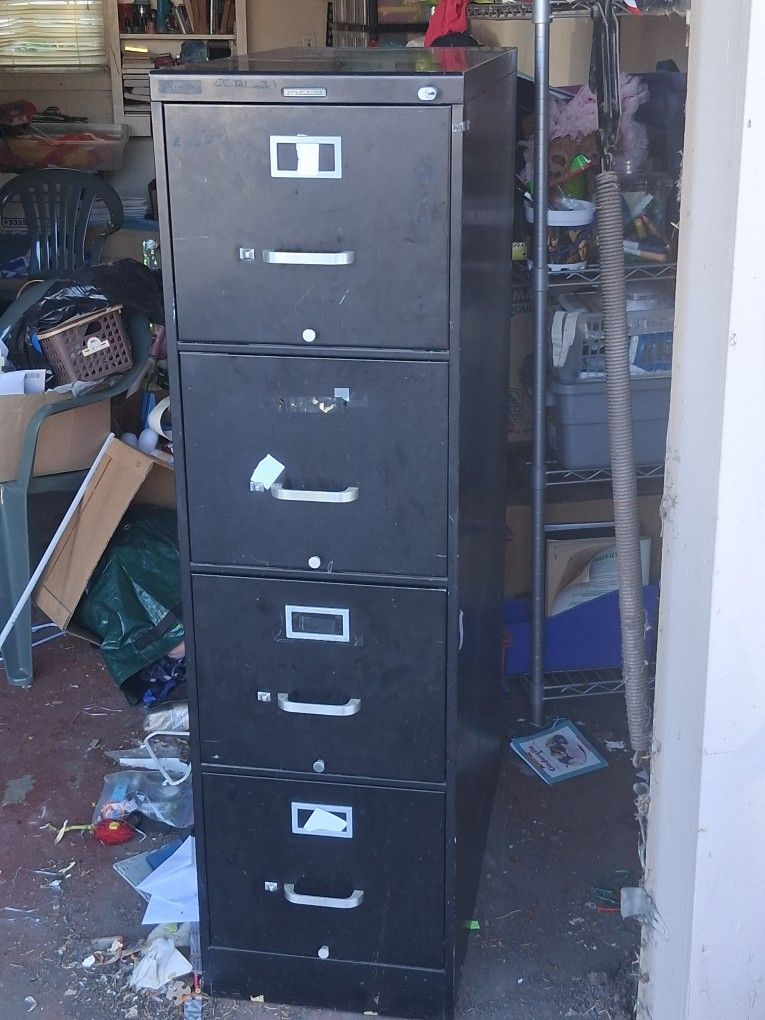 Black Filing Cabinet