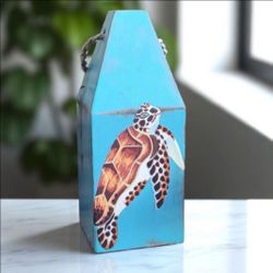 LAST ONE! SALE! Brand New! 10" Hand-Painted Sea Turtle Buoy Coastal Nautical  | PU in Winter Springs 32708