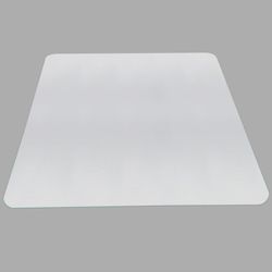 ZENY Office Chair Mat 60” x 46” for Transparent Wood Floors PVC Rectangular Floor Protector