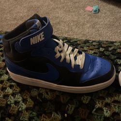 Blue Nikes 