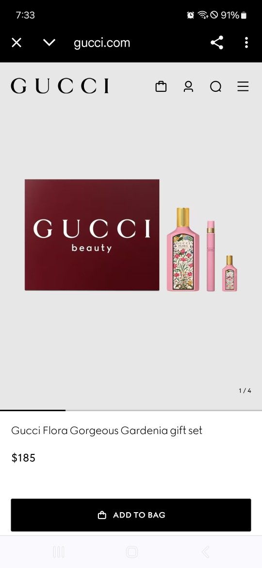 Gucci Flora Parfum Set