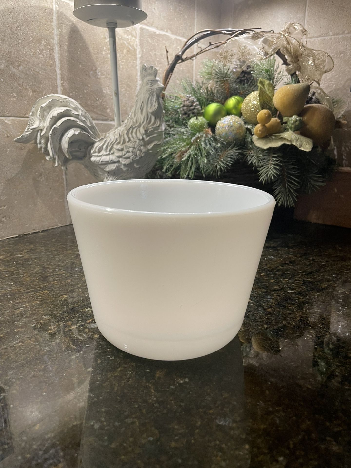 Vintage McKee White Bowl /Canister